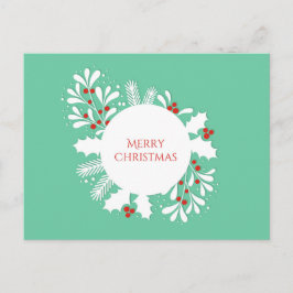 クリスマスの休暇のグリーティングカード ポストカード