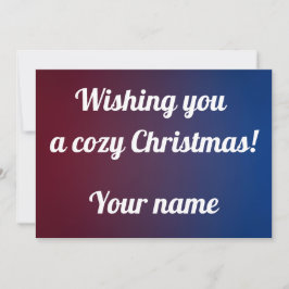 クリスマスの休暇の挨拶 シーズンカード