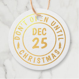 クリスマスの休暇まで開かない フェイバータグ