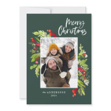 クリスマスの伝統的葉の素朴な写真