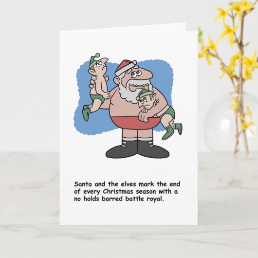 クリスマスの伝統 カード (黄色い花)