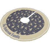 クリスマスの伝統 ブラッシュドポリエステルツリースカート (アングル)