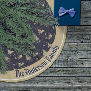 クリスマスの伝統 ブラッシュドポリエステルツリースカート