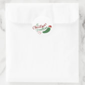 クリスマスの伝統 ラウンドシール (バッグ)