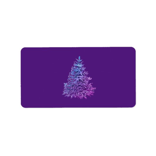 クリスマスの住所ラベル 季節限定 ラベル (正面)