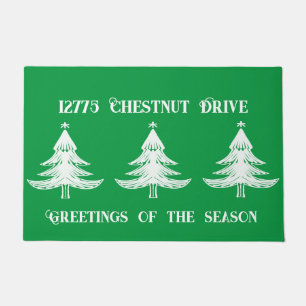 クリスマスの住所 ドアマット