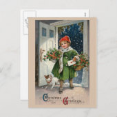 「クリスマスの使い物」はがき シーズンポストカード (正面/裏面)