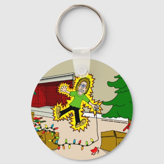 クリスマスの傷のキーチェーン キーホルダー (正面)