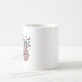 クリスマスの先生チーム 面白い メリークリスマス パーティー コーヒーマグカップ (中央)