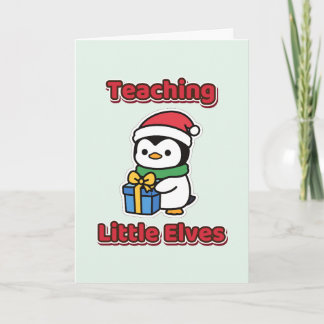 クリスマスの先生 お子様向け カード