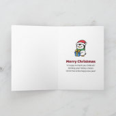 クリスマスの先生 お子様向け カード (内部)