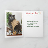 クリスマスの先端 シーズンカード (内部)