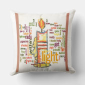 クリスマスの光 クッション (裏面)