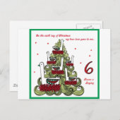 クリスマスの六日目 シーズンポストカード (正面/裏面)