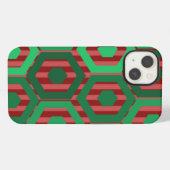クリスマスの六角形 iPhoneケース (裏面横)