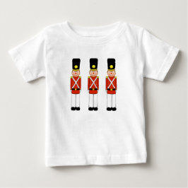 クリスマスの兵隊の子供用パーカー ベビーTシャツ