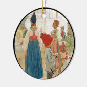 クリスマスの再来NEW セラミックオーナメント (左)