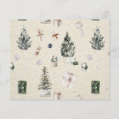 クリスマスの写真に必要な予算婚約 (裏面)