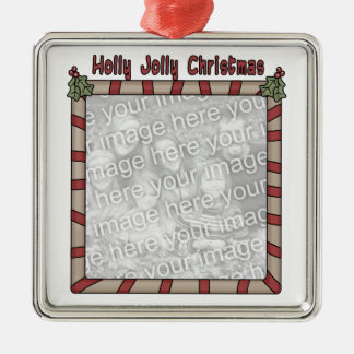 クリスマスの写真のオーナメント メタルオーナメント