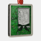 クリスマスの写真のオーナメント メタルオーナメント (右)
