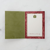 クリスマスの写真の挨拶状 シーズンカード (内部)