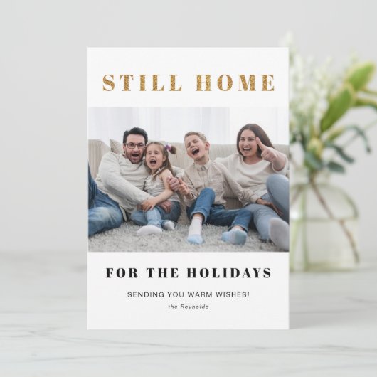 クリスマスの写真を撮る家 シーズンカード (スタンド正面)