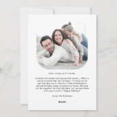 クリスマスの写真を撮る家 シーズンカード (裏面)