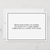 クリスマスの写真を楽しんで シーズンカード (裏面)