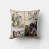 クリスマスの写真オーナメント, 写真コラージュ クリスマス クッション (裏面)