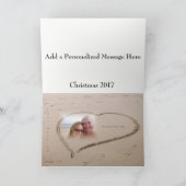 クリスマスの写真カードを作成 シーズンカード (内部)