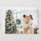 クリスマスの写真カード シーズンカード (裏面)