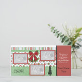 クリスマスの写真カード シーズンカード (スタンド正面)
