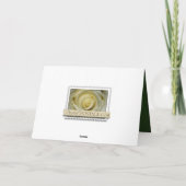 クリスマスの写真テンプレートカード シーズンカード (裏面)