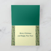 クリスマスの写真フレーム シーズンカード (内部)