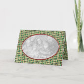 クリスマスの写真フレーム シーズンカード (正面)