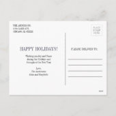 クリスマスの写真ポストカード  ホリデー ウィッシュ シーズンポストカード (裏面)