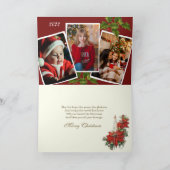 クリスマスの写真宗教的イエス・マリア・ジョセフ・ホリ シーズンカード (内部)