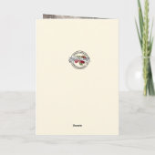 クリスマスの写真 イエス ヴァージン メアリー セント ジョセフ シーズンカード (裏面)