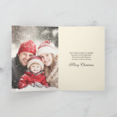 クリスマスの写真 イエス ヴァージン メアリー セント ジョセフ シーズンカード (内部)