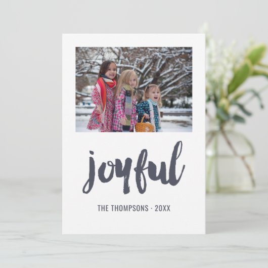 クリスマスの写真 シーズンカード (スタンド正面)