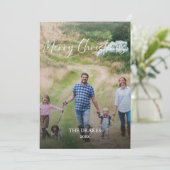 クリスマスの写真  シーズンカード (スタンド正面)