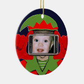 クリスマスの写真 セラミックオーナメント (右)