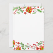 クリスマスの写真 ホリデー カード (裏面)