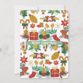 クリスマスの写真 ホリデー カード (裏面)