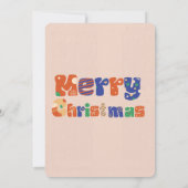 クリスマスの写真 ホリデー カード ご招待 (裏面)