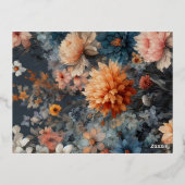 クリスマスの写真 箔シーズンポストカード (裏面)