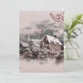 クリスマスの冬のシーン 招待状 (スタンド正面)