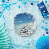 クリスマスの冬の不思議の国7インチの紙皿 ペーパープレート (パーティー)