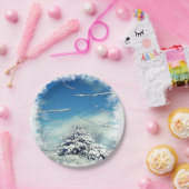 クリスマスの冬の不思議の国7インチの紙皿 ペーパープレート (パーティー)