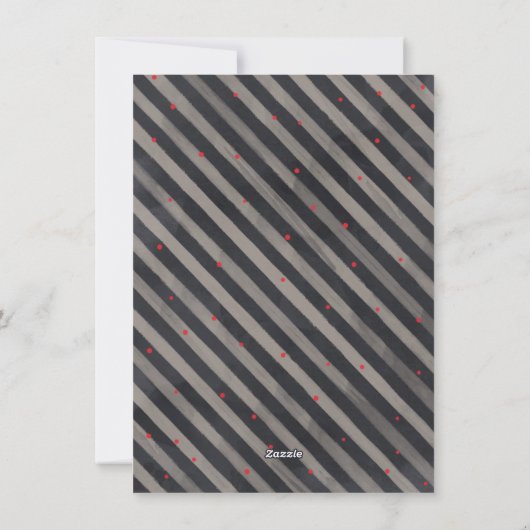 クリスマスの冬の休日のフォトカードを喜ぶ シーズンカード (裏面)